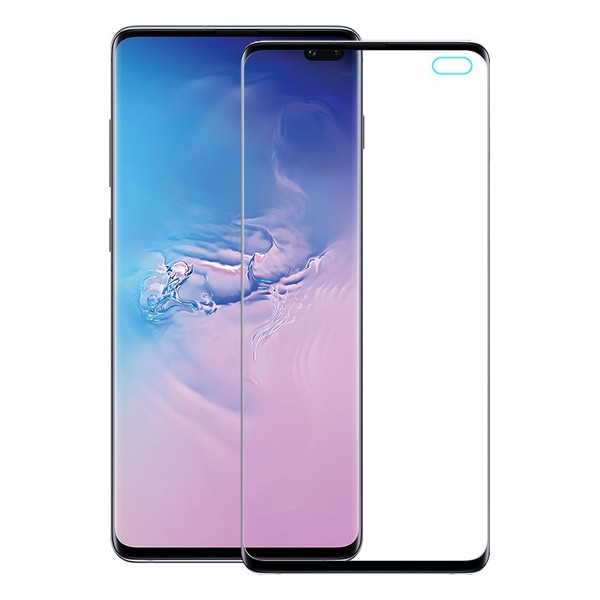 

Захисне скло Samsung G975 Galaxy S10 Plus 3D Full Cover Tempered Glass прозоре (чорне) Mocolo, 3D Full Cover Tempered Glass Samsung Galaxy S10+