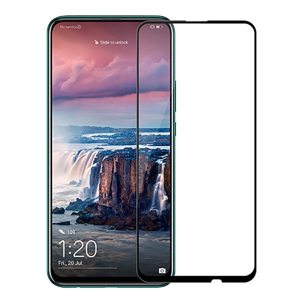 

Захисне скло Huawei P Smart Z/P Smart Pro 3D 9H Full Glue Glass прозоре (чорне) EpiK, 3D 9H Full Glue Glass Huawei P Smart Z