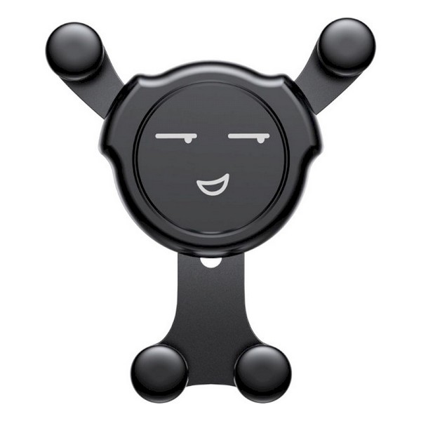 

Тримач із зажимом Baseus Emoticon Gravity Car Mount SUYL-EMJX Black, Emoticon Gravity Car Mount SUYL-EMJX Black