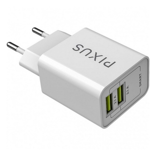 

Адаптер мережевий універсальний 2xUSB 2.1А Pixus Swift White (4897058531138, Swift White (4897058531138)