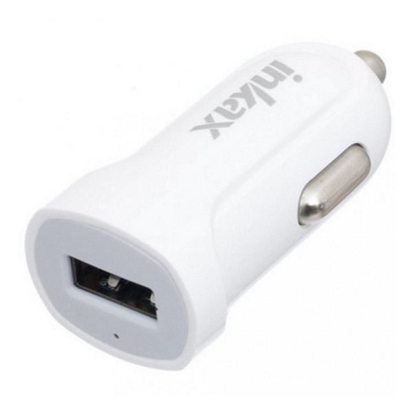 

Адаптер автомобільний універсальний 1xUSB 2.1А INKAX CD-32 White, CD-32 White