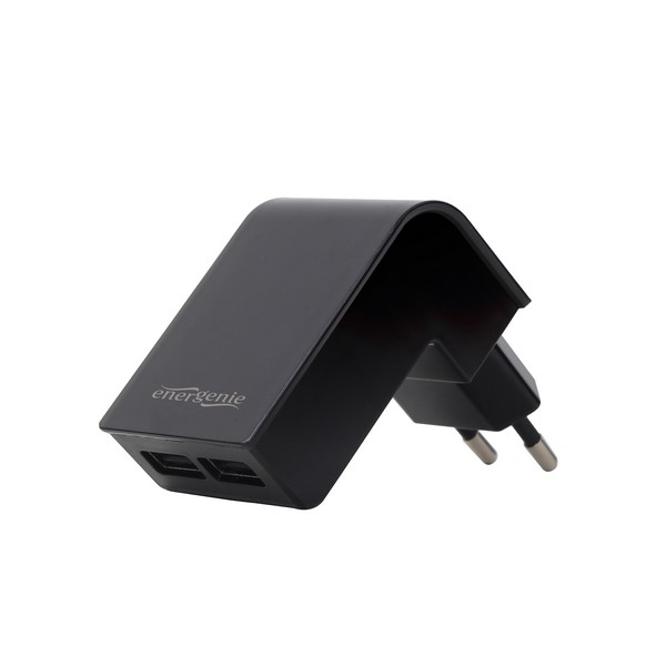 

Адаптер мережевий універсальний 2xUSB 2.1А EnerGenie EG-U2C2A-02, EG-U2C2A-02-W