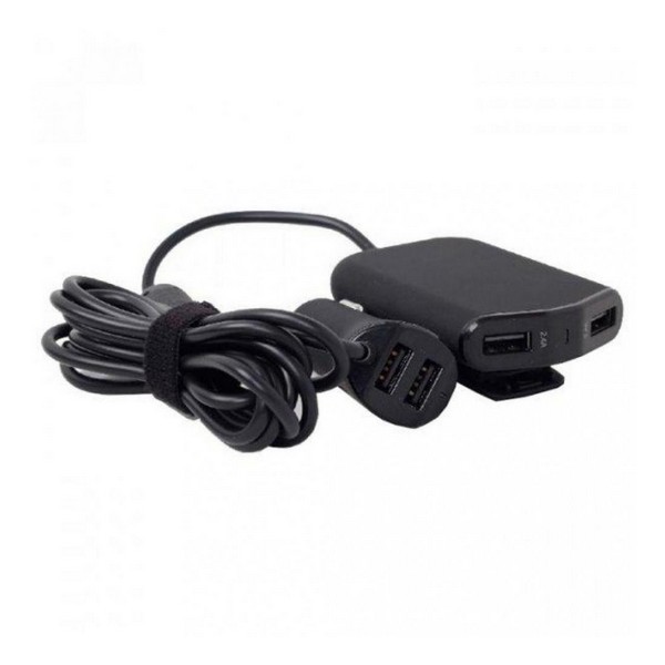 Автомобільний адаптер для телефона EnerGenie EG-4U-CAR-01 Black (2xUSB 9.6А ) EnerGenie - купити в Україні