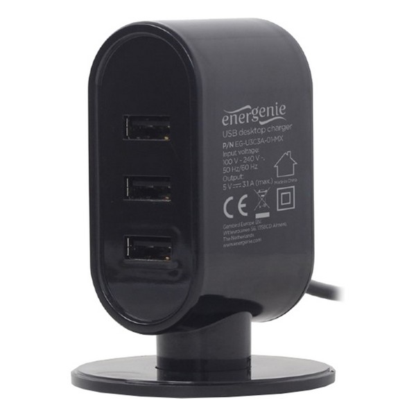 

Зарядний пристрій мережевий EnerGenie EnerGenie 3xUSB 3.1A, EnerGenie 3 USB, 3.1A