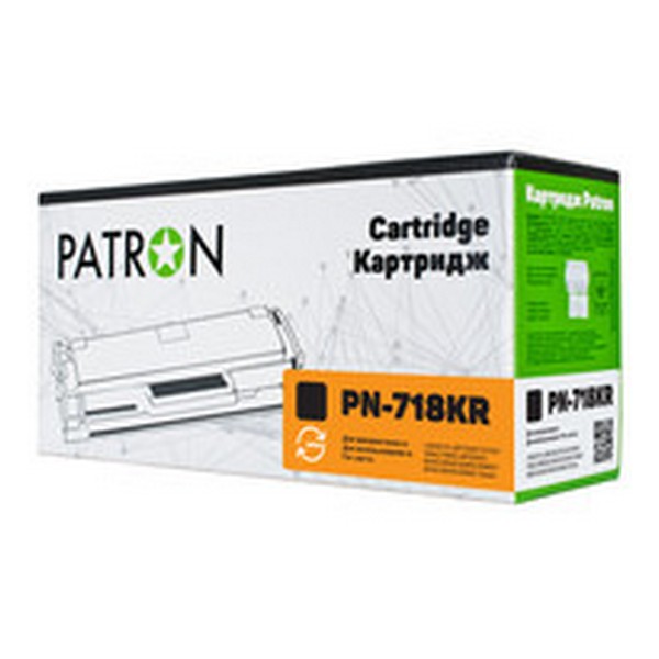 

Картридж Patron PN-718KR Extra (CT-CAN-718-B-PN-R, PN-718KR Extra (CT-CAN-718-B-PN-R)