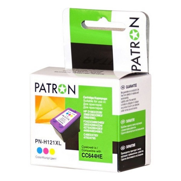 

Картридж Patron PN-H121XL CC641HE (CI-HP-CC641HE-B-PN, PN-H121XL CC641HE (CI-HP-CC641HE-B-PN)