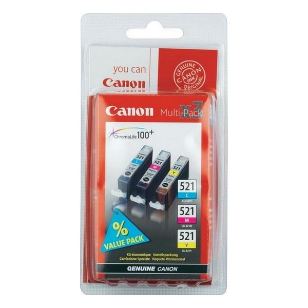 

Картридж Canon CLI-521CMY (2934B007/2934B010, CLI-521CMY (2934B007/2934B010)