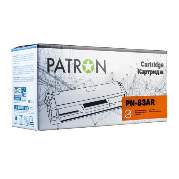 

Картридж Patron PN-83AR Extra (CT-HP-CF283A-PN-R, PN-83AR Extra (CT-HP-CF283A-PN-R)