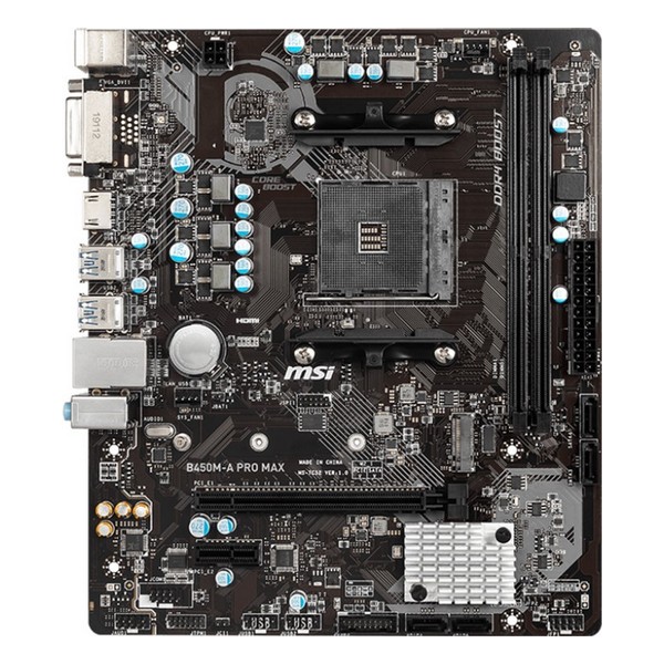 

Материнська плата MSI B450M-A PRO MAX, B450M-A PRO MAX