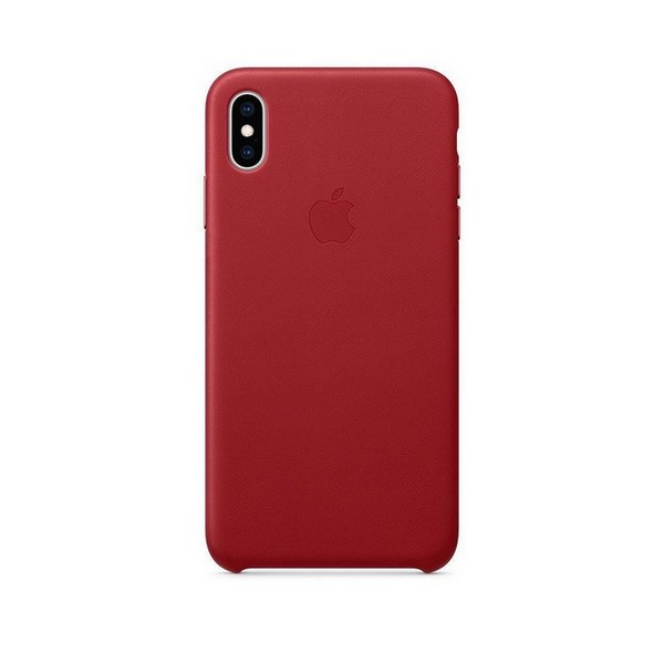 

Накладка для iPhone XS Max Leather case PRODUCT RED (MRWQ2, iPhone XS Max Leather Case
