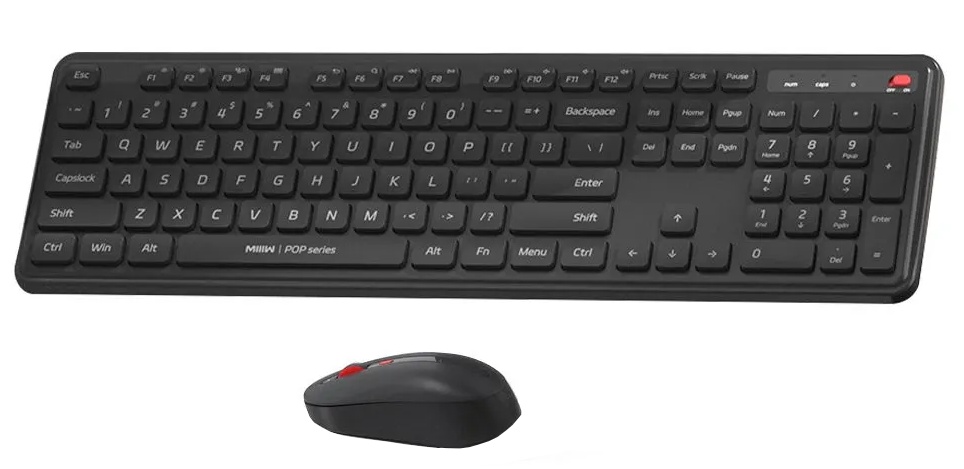 Комплект клавіатура та миша MiiiW POP Combo Gen 3 PB03 Black (MW24PB03) UA MiiiW - купити в Україні