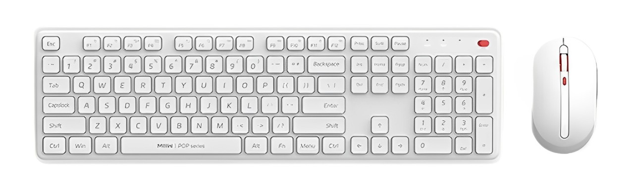 Комплект клавіатура та миша MiiiW POP Combo Gen 3 PB03 White (MW24PB03) UA MiiiW - купити в Україні