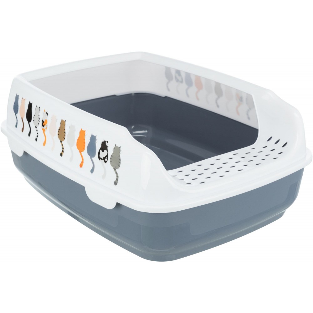 Туалет для котів Trixie Delio Gray White 38х20х50 см Trixie - купити в Україні
