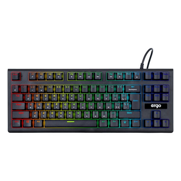

Клавіатура USB ігрова ERGO KB-910 ENG/RUS/UKR Black, KB-910 ENG/RUS/UKR Black