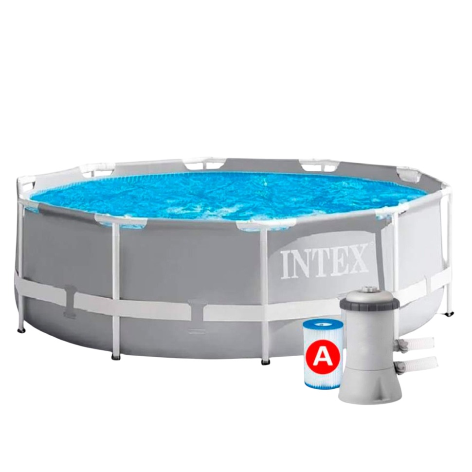 Басейн Intex 26706SC Gray 6148л
