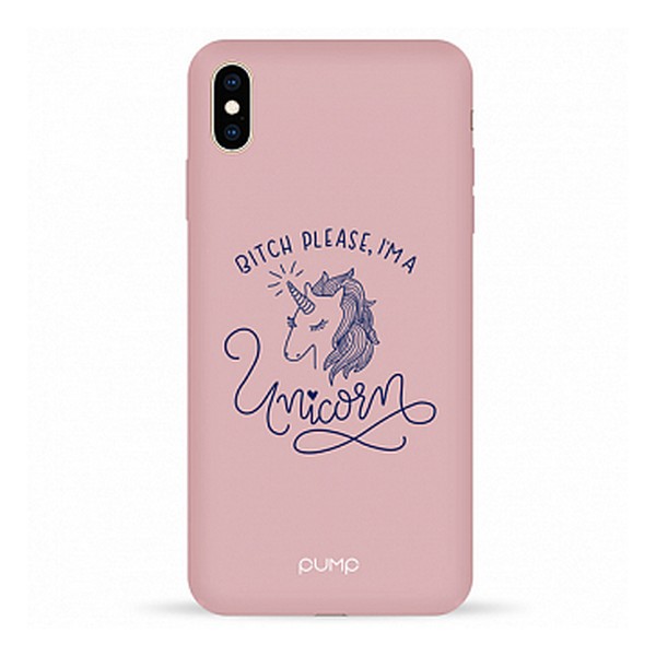 

Накладка для iPhone XS Max Pump Silicone Minimalistic Case Unicorn Girl, iPhone Xs Max Pump Silicone Minimalistic Case
