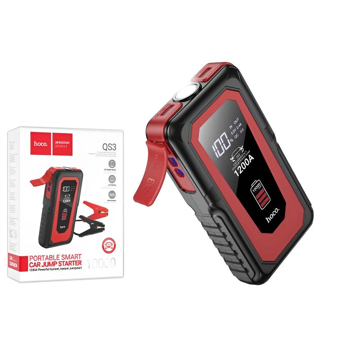 Пускозарядний пристрій Hoco QS3 Jump Starter Black