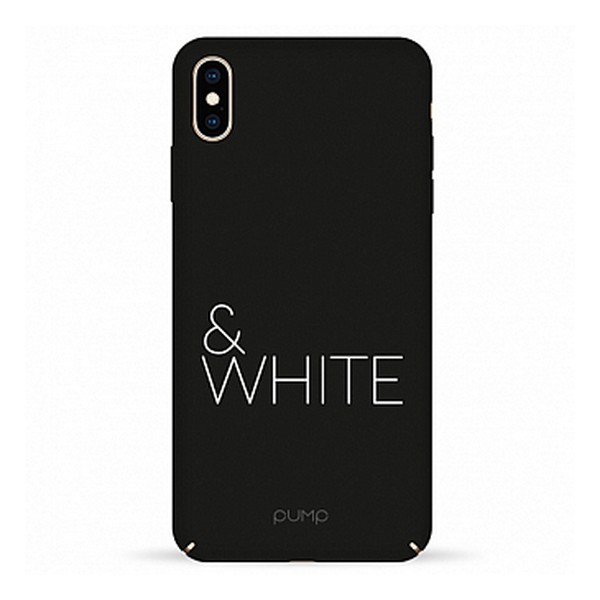 

Накладка для iPhone XS Max Pump Tender Touch Case Black&White, iPhone Xs Max Pump Tender Touch Case