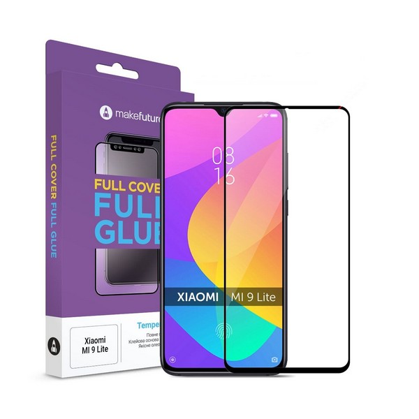 

Захисне скло Xiaomi Mi 9 Lite Full Cover Full Glue прозоре (чорне) MakeFuture, Xiaomi Mi 9 Lite Full Cover Full Glue прозоре (чорне)