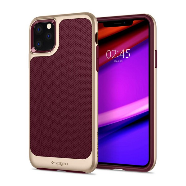 

Накладка для iPhone 11 Pro Max Spigen Neo Hybrid Burgundy, iPhone 11 Pro Max Neo Hybrid