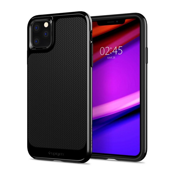 

Накладка для iPhone 11 Pro Max Spigen Neo Hybrid Jet Black, iPhone 11 Pro Max Neo Hybrid