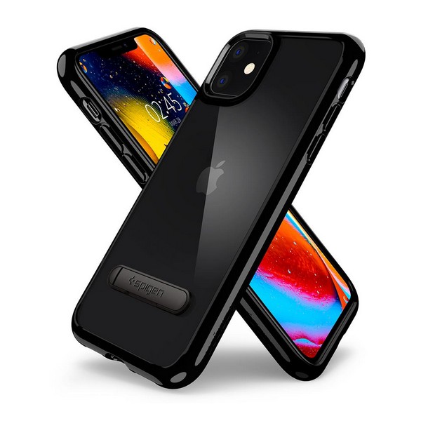 

Накладка для iPhone 11 Spigen Phone 11 Ultra Hybrid S Jet Black, iPhone 11 Phone 11 Ultra Hybrid S Jet
