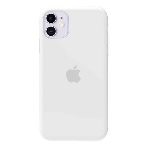 

Накладка для iPhone 11 TOTO Silicone Full Protection Case White, Silicone Full Protection Case Apple iPhone 11