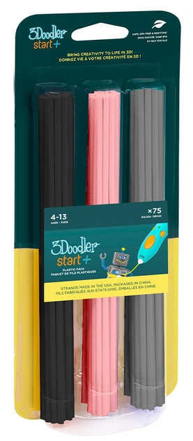 Пластик для 3D-ручки 3Doodler Start (3DS-ECO-MIX3-75) 3Doodler - купити в Україні