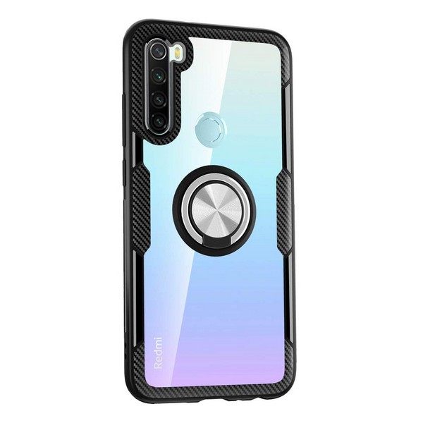 

Накладка для Xiaomi Redmi Note 8 Epik Deen CrystalRing Transparent Black, Deen CrystalRing под магнитный держатель для Xiaomi Redmi Note 8