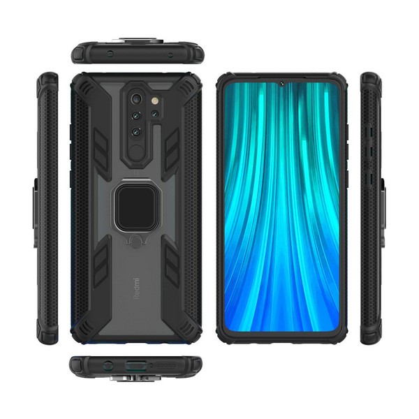 

Накладка для Xiaomi Redmi Note 8 Pro Epik Combo Ring Black, Combo Ring под магнитный держатель для Xiaomi Redmi Note 8 Pro