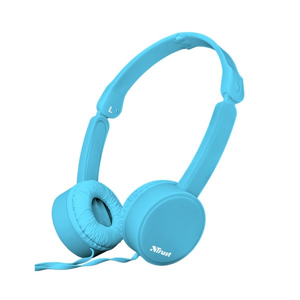 

Навушники накладні провідні з мікрофоном Trust Nano Foldable Headphones blue (23100, Nano Foldable Headphones blue (23100)