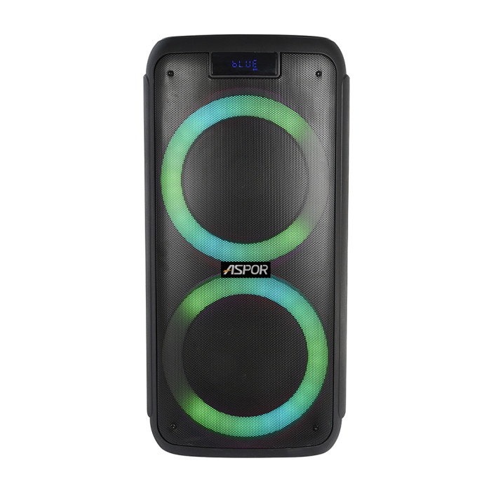 Акустика портативна Aspor A668 (with microphone) Black