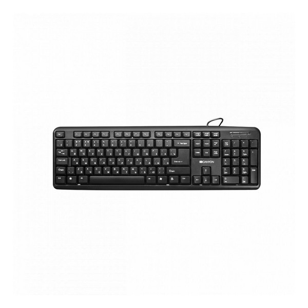 

Клавіатура USB класична Canyon CNE-CKEY01-RU, CNE-CKEY01-RU