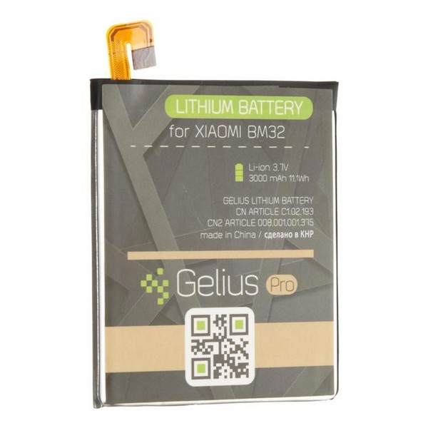 

Акумулятор Gelius Xiaomi Mi 4 (75036) 3000mAh, Pro BM32 (3000 mAh)