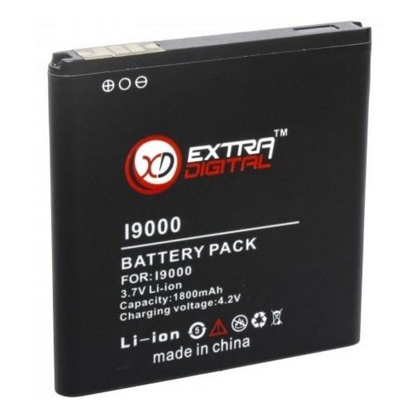 

Акумулятор ExtraDigital Samsung i9000 (BMS6305) 1800mAh, Аккумулятор для Samsung GT-i9000 Galaxy S (1800 mAh) - BMS6305