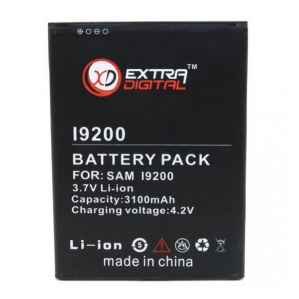 

Акумулятор ExtraDigital Samsung i9200 (BMS1149) 3100mAh, Аккумулятор для Samsung GT-i9200 Galaxy Mega (3100 mAh) - BMS1149