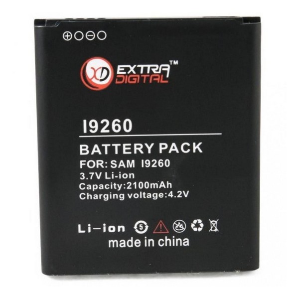 

Акумулятор ExtraDigital Samsung i9260 (BMS6237) 2100mAh, Аккумулятор для Samsung GT-i9260 Galaxy Premier (BMS6237)