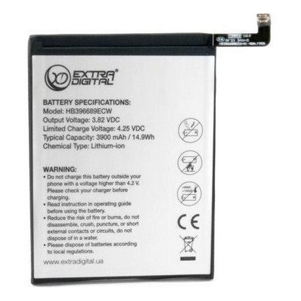 

Акумулятор ExtraDigital Huawei Mate 9 (BMH6476) 3900mAh, BMH6476 (3900 mAh)