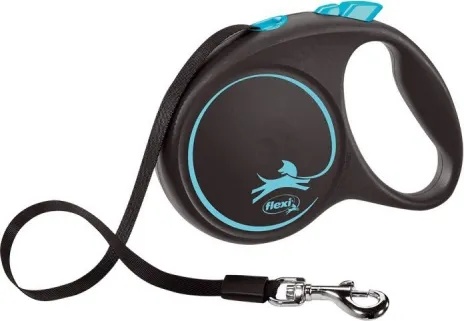 Повідець для тварини Flexi Black Design L 5м/50 кг Blue (FL 034132)