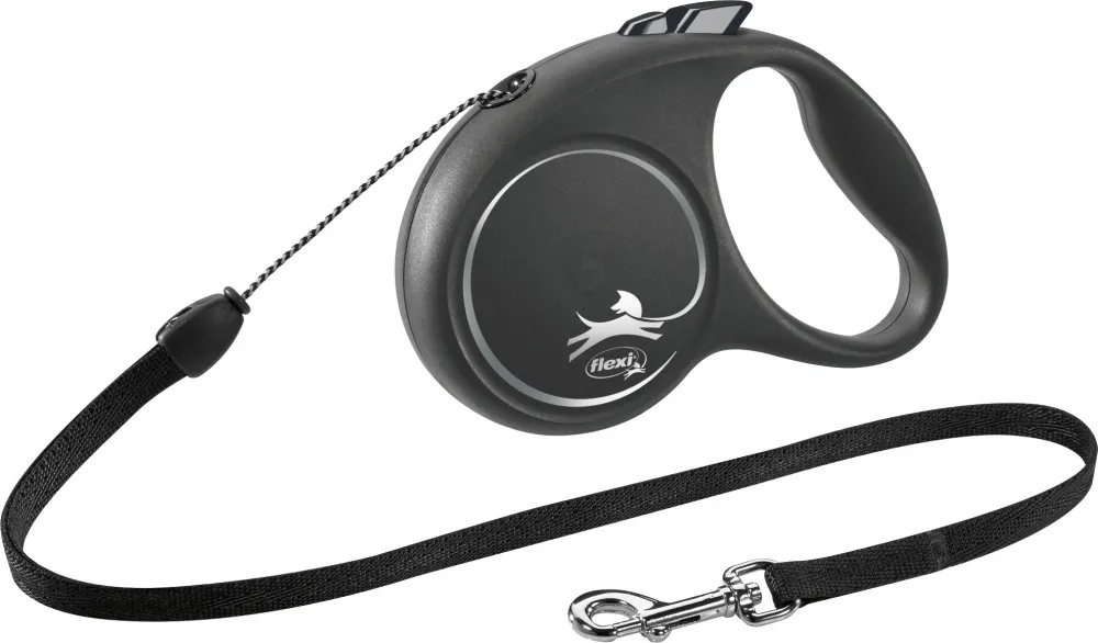 Повідець для тварини Flexi Black Design S 5м/12 кг Black (FL 033302)