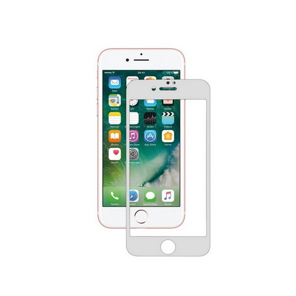 

Захисне скло Apple iPhone 7/iPhone 8 3D прозоре (біле) BeCover, Защитное стекло для Apple iPhone 7/8 3D White (701041)
