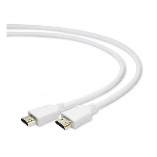 

Кабель HDMI (папа) = HDMI (папа) 1 м Cablexpert CC-HDMI4-W-1M White, CC-HDMI4-W-1M