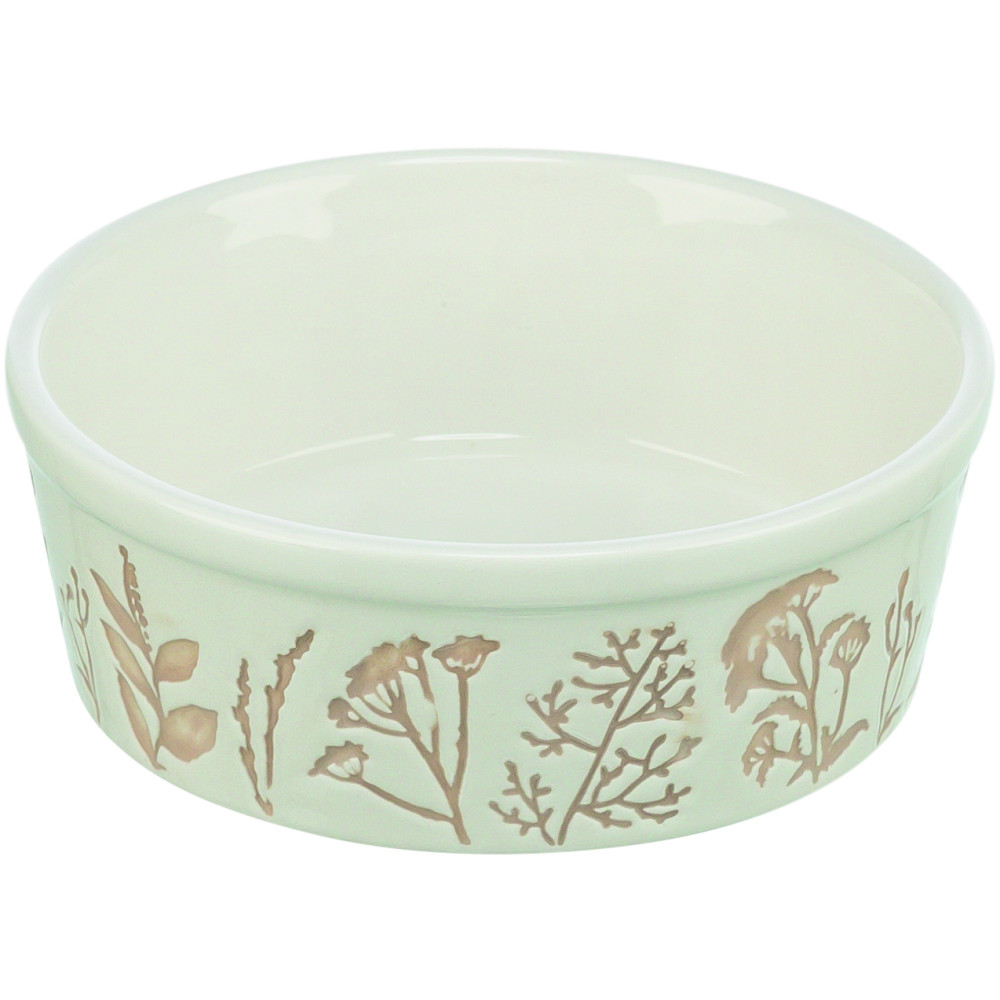 Миска для тварин Trixie 0.3 л d 12 см Brown White (25086) Trixie - купити в Україні