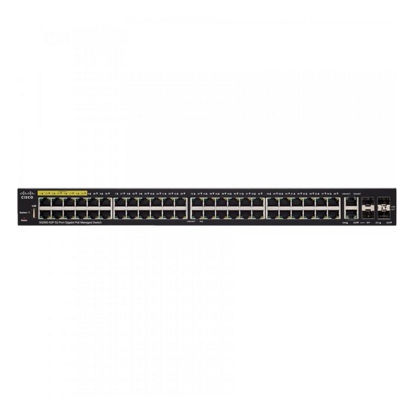 

Світч Cisco SG350-52P-K9-EU 48 портів, SG350-52P-K9-EU