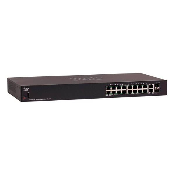 

Світч Cisco SG250-18-K9-EU 16 портів, SG250-18-K9-EU