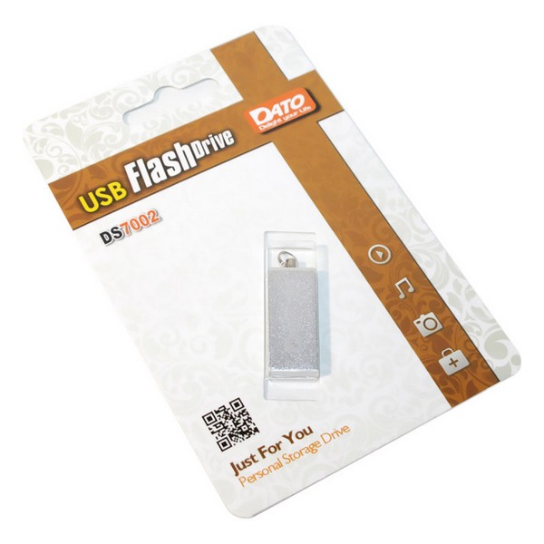 

Флеш память 16GB DATO DS7002 USB 2.0 Silver (DT_DS7002S/16Gb, DS7002 USB 2.0 16Gb Silver (DT_DS7002S/16Gb)