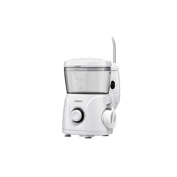 

Іригатор портативний Ardesto OI-MD600W 600мл 8 насадок White, OI-MD600W