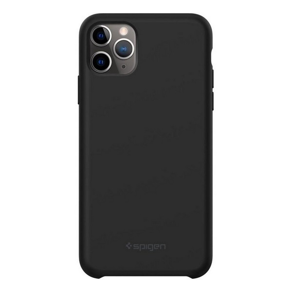 

Накладка для iPhone 11 Pro Spigen Silicone Fit Black, iPhone 11 Pro Spigen Silicone Fit