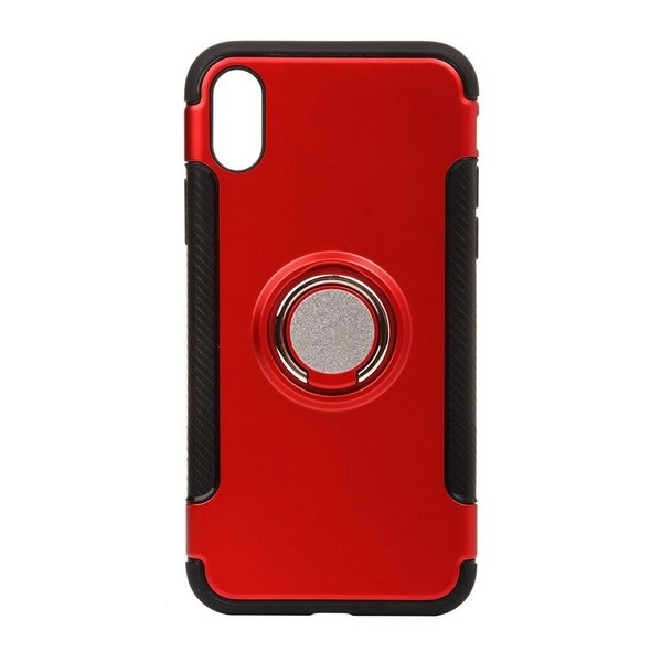 

Накладка для iPhone X/iPhone XS BeCover Magnetic Ring Stand Red, iPhone X/iPhone Xs BeCover Magnetic Ring Stand
