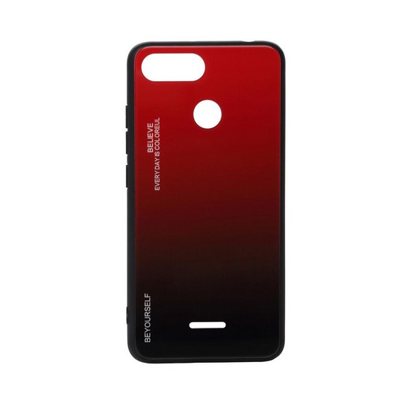 

Накладка для Xiaomi Redmi 6A BeCover Gradient Glass Black Red, Xiaomi Redmi 6A BeCover Gradient Glass